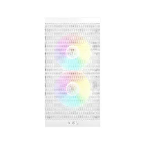 Case GAMDIAS AURA GC15M White | Micro Tower | Kính Cường Lực | GAMDIAS